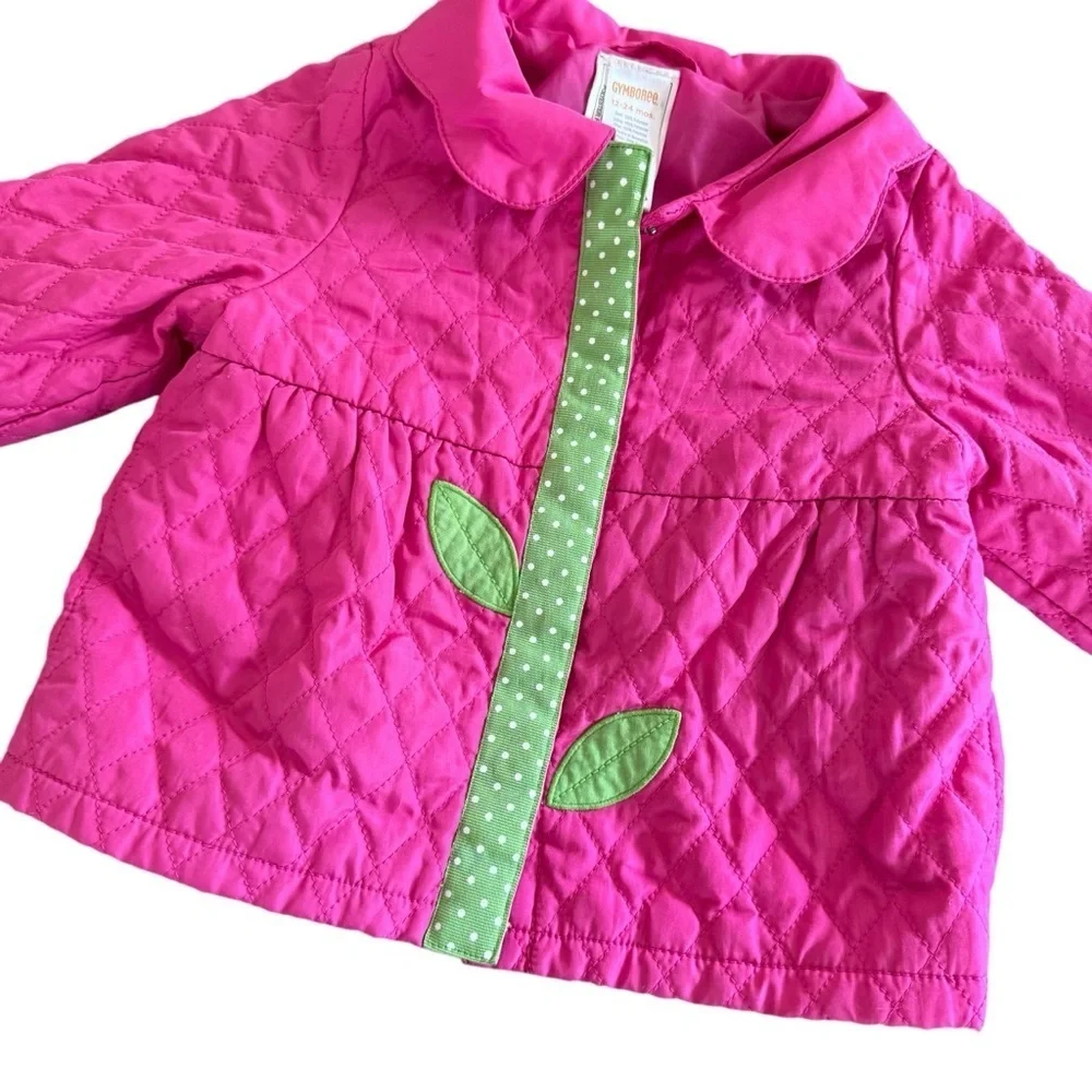 Gymboree Pink Jacket Lightweight Rain Baby girl 12-24M